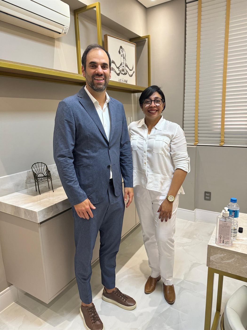 Dr. Jeser Castro com equipe de nutrição